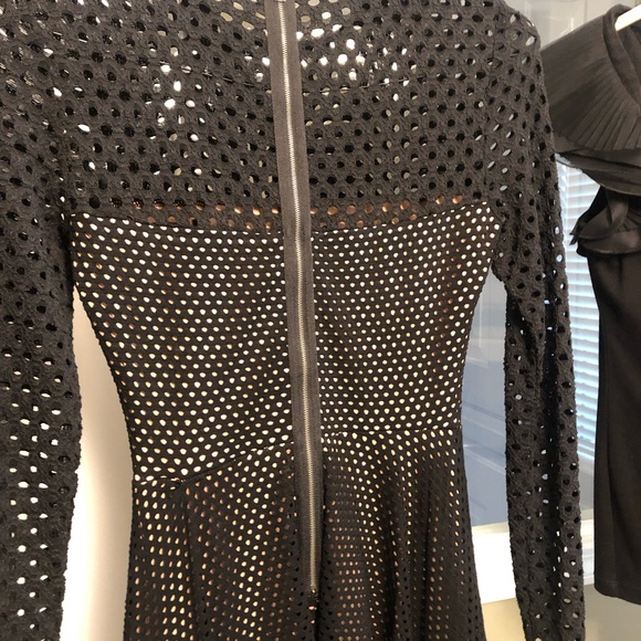 Black knit Dress long sleeve BCBG Maxamara - Picture 4 of 8